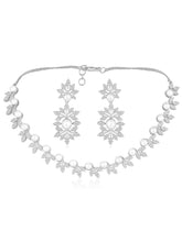 Lustrous Luxe CZ Necklace Set