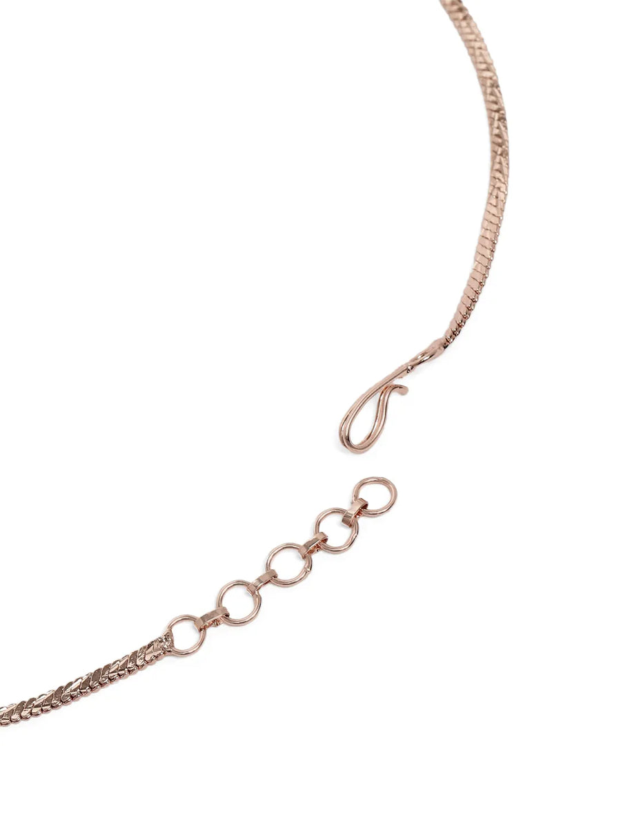 Royal Flow CZ Ruby Necklace Set