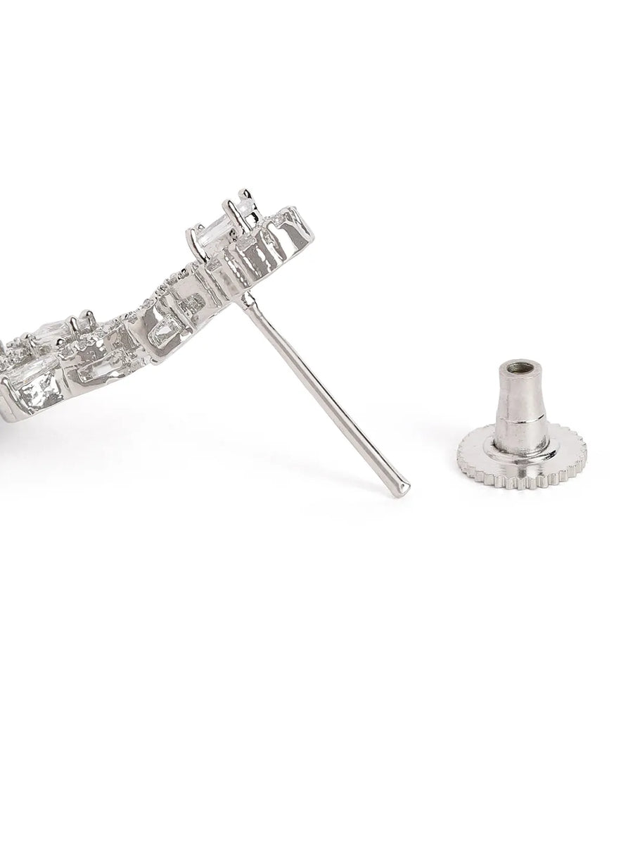 Luxurious Crystal Leaf Necklace Set