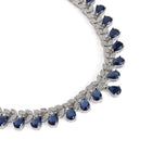 Luxurious Crystal Leaf Necklace Set