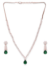 Regal Shine Crystal Necklace Set
