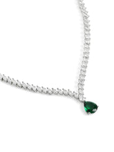 Elegant Crystal Drop Necklace Earring