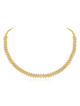 Chic Shine CZ Studded Necklace Set