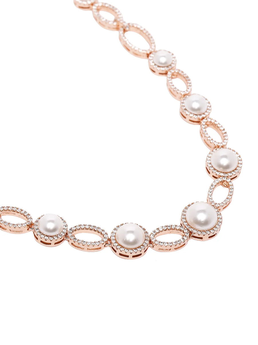 Modern Twist Pearl Ensemble Necklace Set