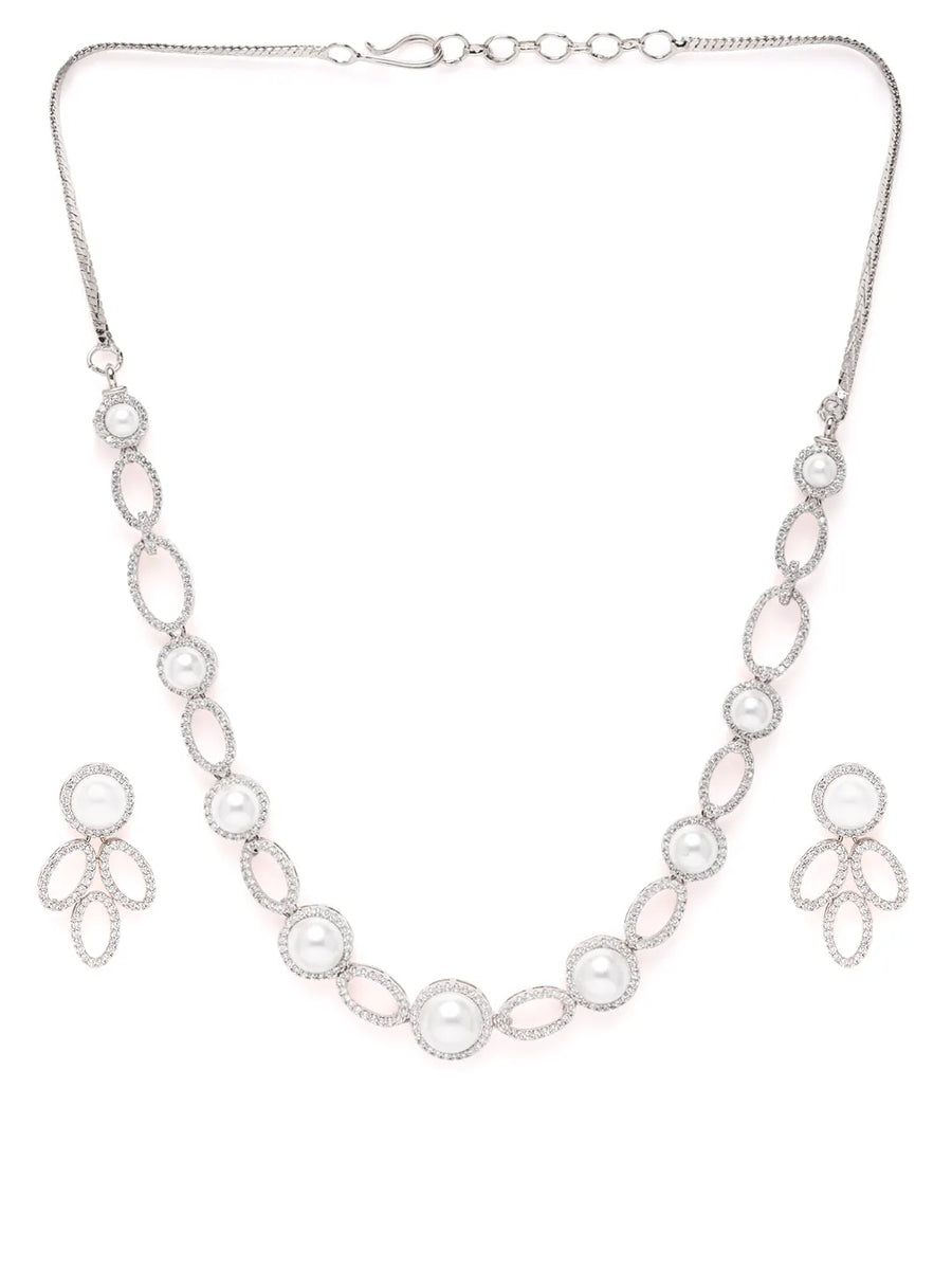 Modern Twist Pearl Ensemble Necklace Set