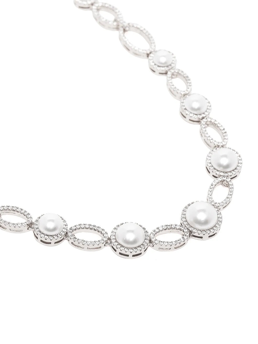 Modern Twist Pearl Ensemble Necklace Set