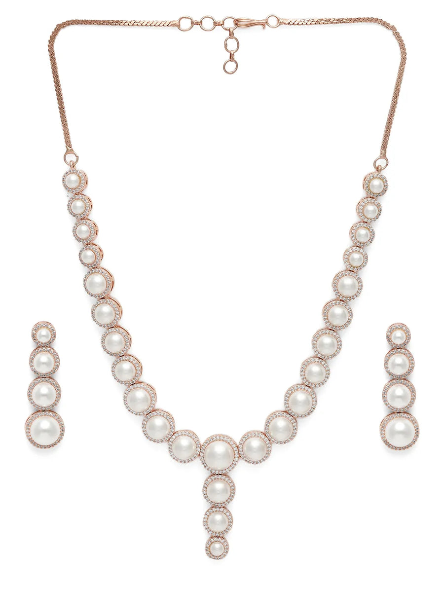 Pearl Necklace Set with Timeless Charm