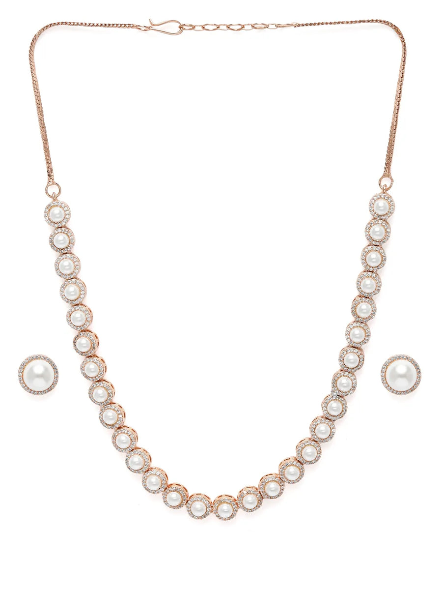 Pearl Embrace Evening Glow Necklace Set