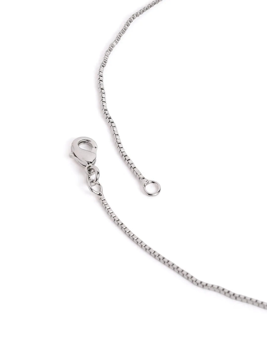 Classic Orbit Pearl CZ Pendant Set