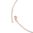 Graceful CZ Dangle Pendant & Earrings - Rose Gold