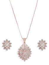 Timeless Sparkling CZ Leaf Cluster Set
