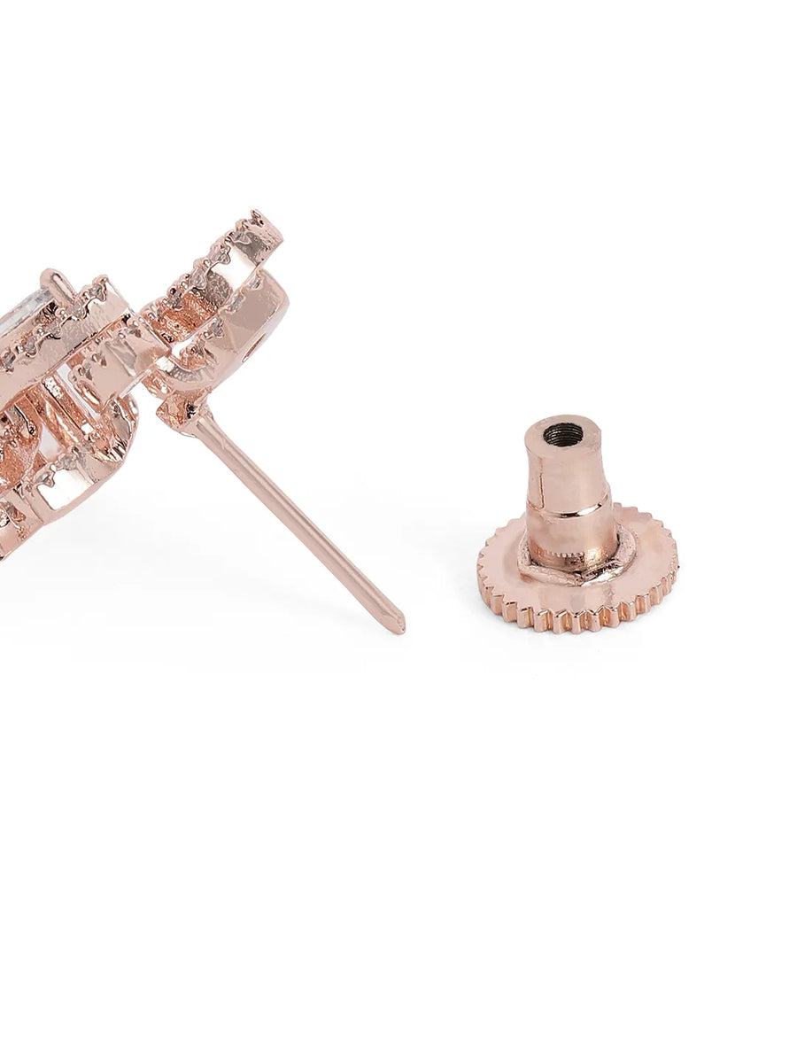 Timeless Sparkling CZ Leaf Cluster Set