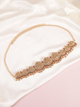 Laxmi Inspired Floral Waist Chain - Gold