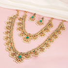 Peora Bridal Pearl Guttapusalu Necklace Set
