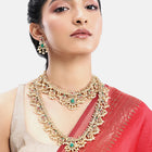 Peora Bridal Pearl Guttapusalu Necklace Set