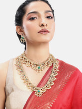 Peora Bridal Pearl Guttapusalu Necklace Set