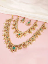 Peora Bridal Pearl Guttapusalu Necklace Set