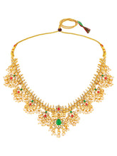Peora Bridal Pearl Guttapusalu Necklace Set