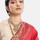Peora Traditiional Temple Bridal Set - Gold