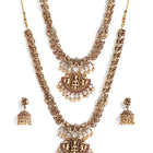 Peora Traditiional Temple Bridal Set - Gold