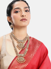 Peora Traditiional Temple Bridal Set - Gold