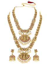 Peora Traditiional Temple Bridal Set - Gold
