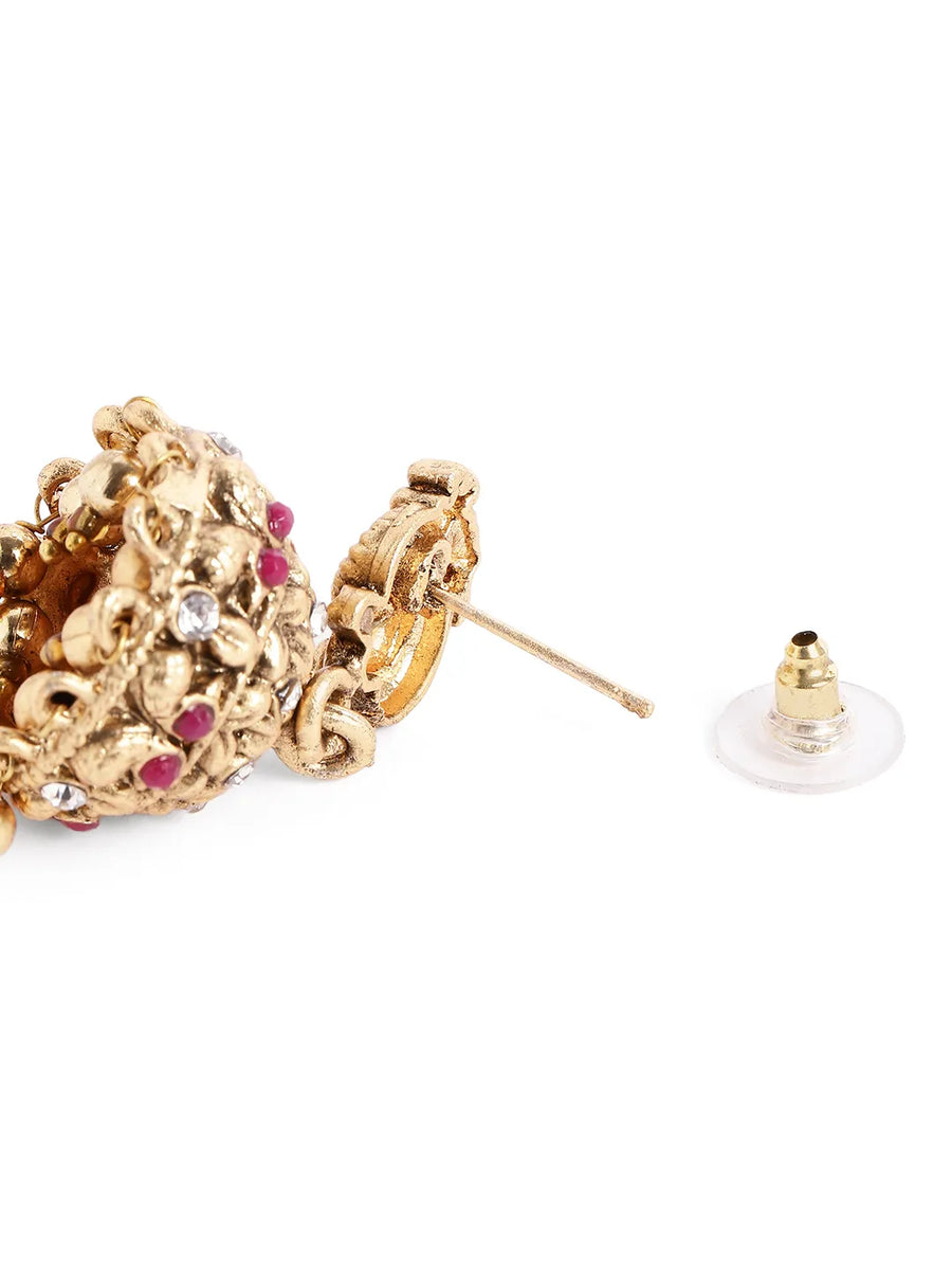 Peora Traditiional Temple Bridal Set - Gold