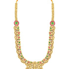 Peora Mahalaxmi Temple Bridal Set - Gold
