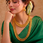 Peora Traditional Kasumala layer Bridal Set - Gold