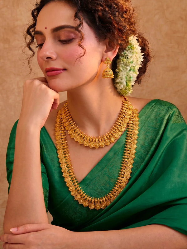 Peora Traditional Kasumala layer Bridal Set - Gold