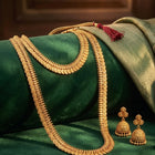 Peora Traditional Kasumala layer Bridal Set - Gold