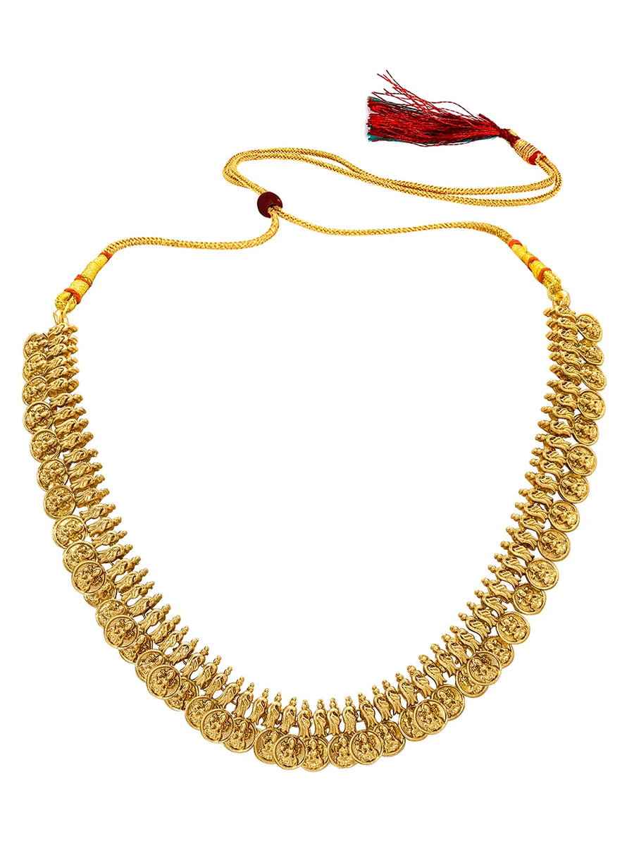 Peora Traditional Kasumala layer Bridal Set - Gold