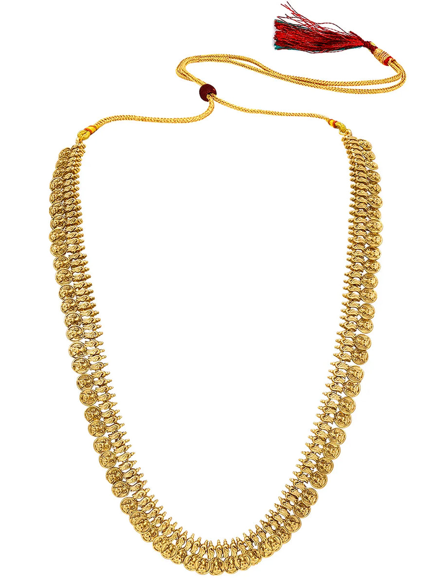 Peora Traditional Kasumala layer Bridal Set - Gold