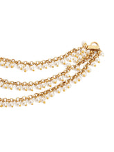 Peora Layered Charm Drape Ear Chain - Gold