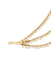 Peora Layered Charm Drape Ear Chain - Gold