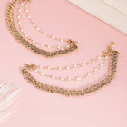 Peora Royal Cascade Drape Ear Chain - Gold