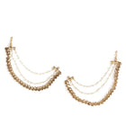 Peora Royal Cascade Drape Ear Chain - Gold