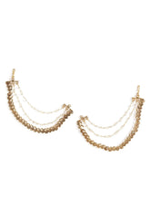 Peora Royal Cascade Drape Ear Chain - Gold