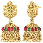 Laxmi Motif Faux Kundan Necklace Set - Gold