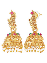 Classic Heritage Ruby Bead Necklace Set - Rani Pink Green