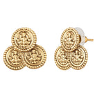 Lakshmi Coin Temple Necklace Set - Gold