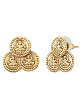 Lakshmi Coin Temple Necklace Set - Gold