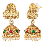 Traditional Laxmi Kasu Neckalce Set - Gold