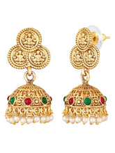 Traditional Laxmi Kasu Neckalce Set - Gold
