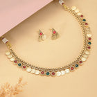 Royal Heritage Coin Lakshmi Necklace Set - Gold