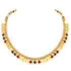 Royal Heritage Coin Lakshmi Necklace Set - Gold