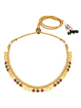 Royal Heritage Coin Lakshmi Necklace Set - Gold