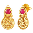 Authentic Laxmi Coin Necklace Set - Gold