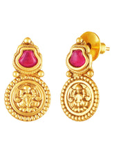 Authentic Laxmi Coin Necklace Set - Gold