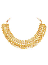 Peora Gold Plated Coin Lakshmi Necklace Set